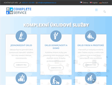 Tablet Screenshot of completeservice.cz
